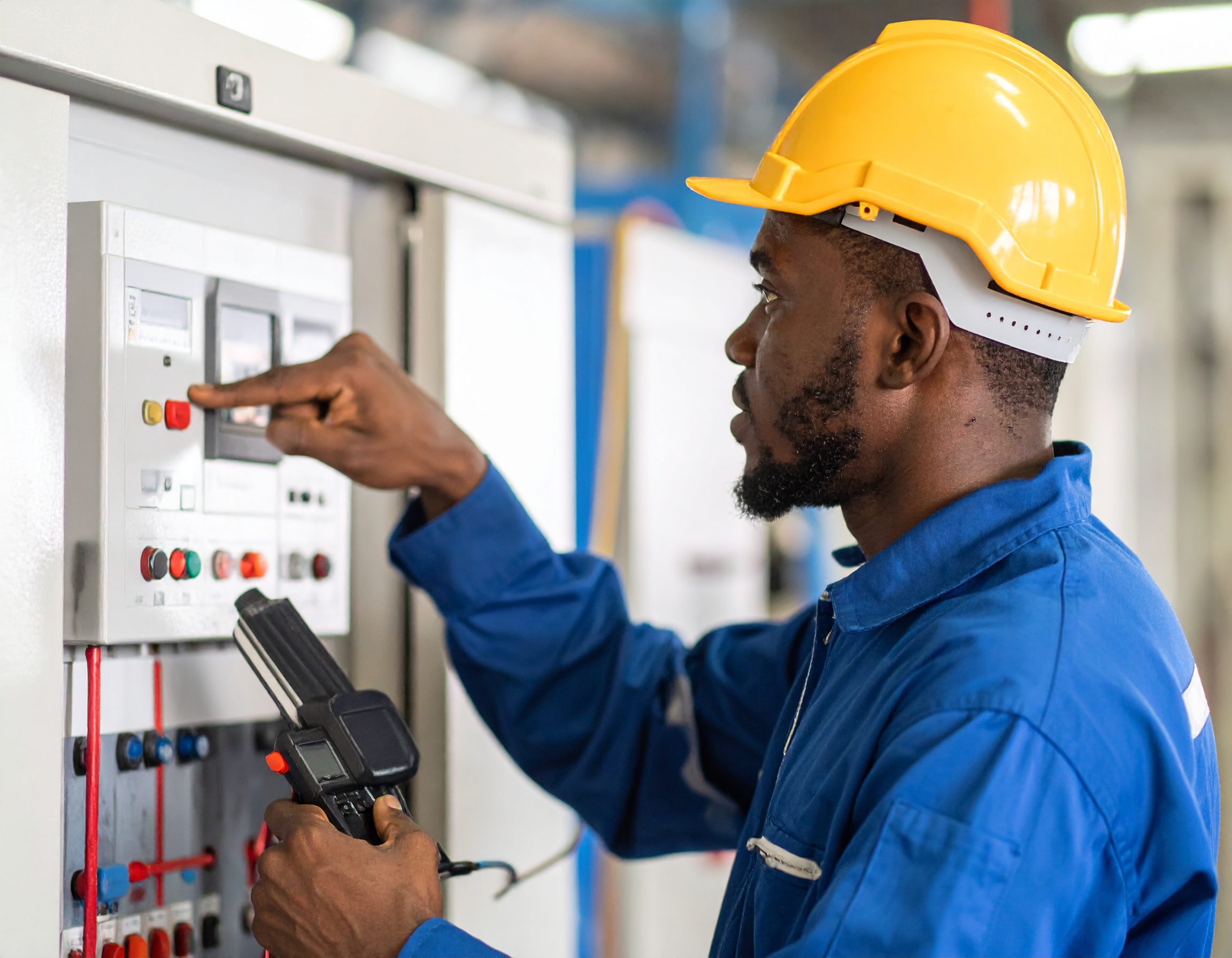 Vérification d'une alarme par un technicien